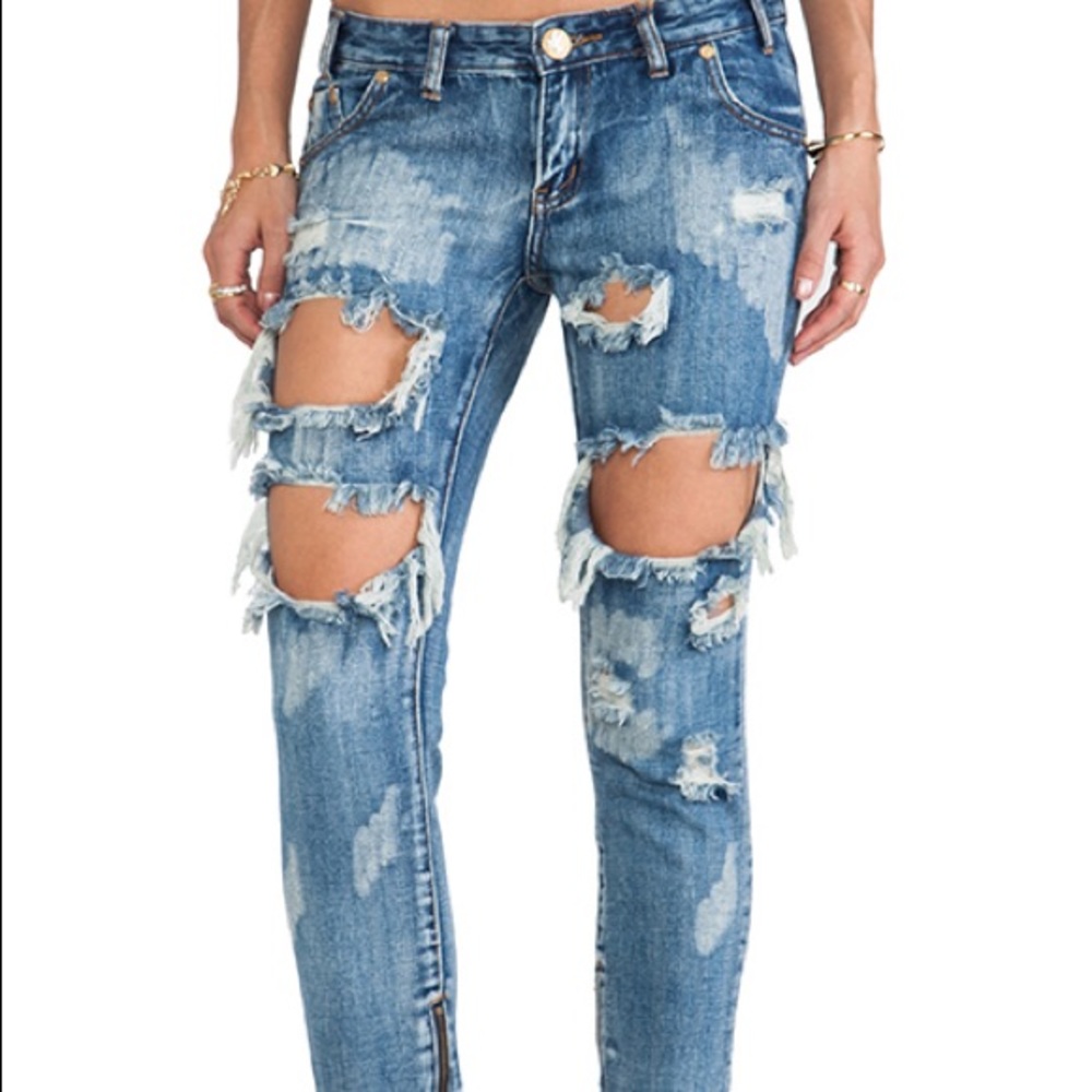 One Teaspoon Trashed Freebirds Size 26